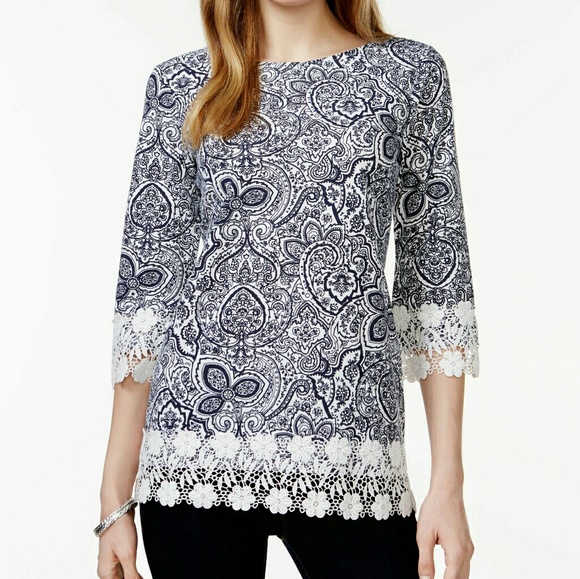 charter club lace top